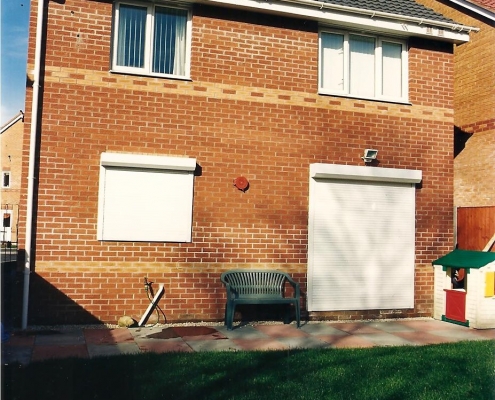 home protection garage door and window shutter in Blackpool